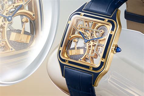 montatura cartier santos dumont palladium limited edition|cartier santos dumont skeleton.